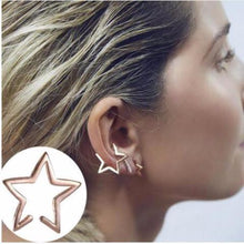 Load image into Gallery viewer, Punk Star Design Earrings Clip - SexyBling