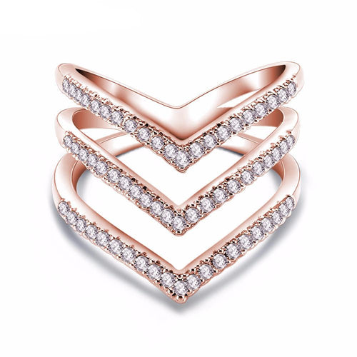 Beagloer 2017 New Fashion Ring Rose Gold - SexyBling