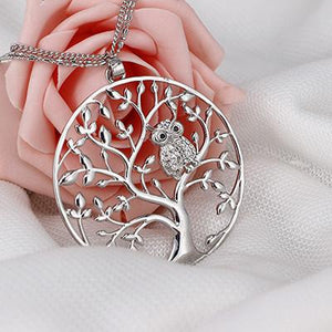 Owl Pendant Necklace - SexyBling