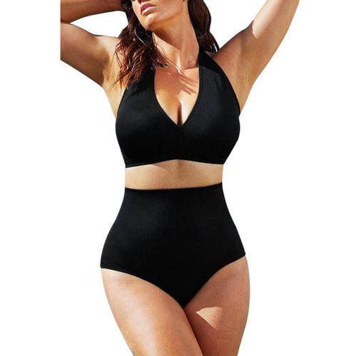 Sexy High Waist Brazilian Tankini - SexyBling