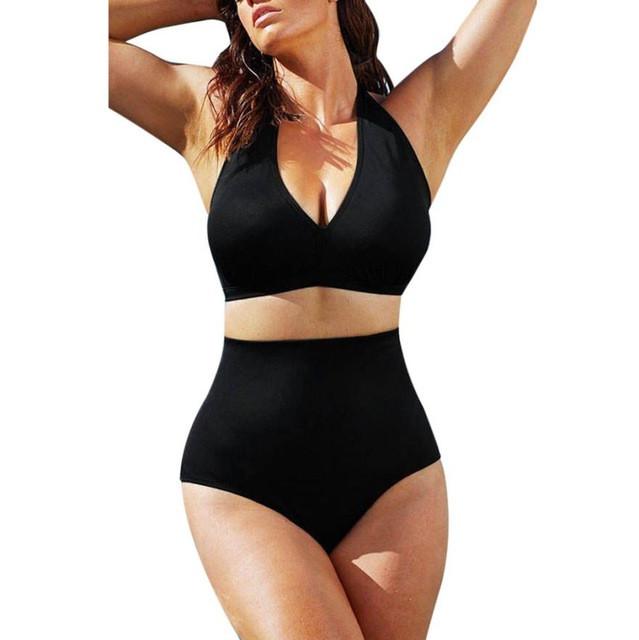 Sexy High Waist Brazilian Tankini - SexyBling