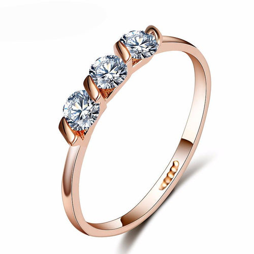 Zircon Crystals Wedding Ring - SexyBling