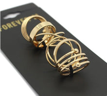 Load image into Gallery viewer, Trendy Punk Stackable Midi Rings - SexyBling