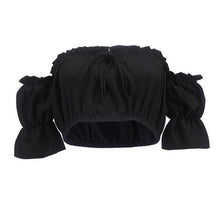 Load image into Gallery viewer, Summer Strapless Ruched Crop Top - SexyBling