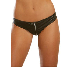 Load image into Gallery viewer, Intimate Leather Zipper Panties - SexyBling