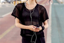 Load image into Gallery viewer, Sexy Mesh Quick Dry Workout Jersey - SexyBling