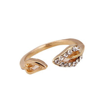 Load image into Gallery viewer, Two Leaves Couple Ring - SexyBling