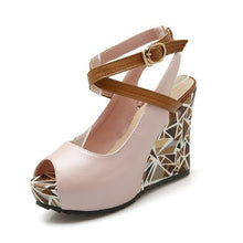 Load image into Gallery viewer, Platform Wedge High Heels Slingback Casual Sandals - SexyBling