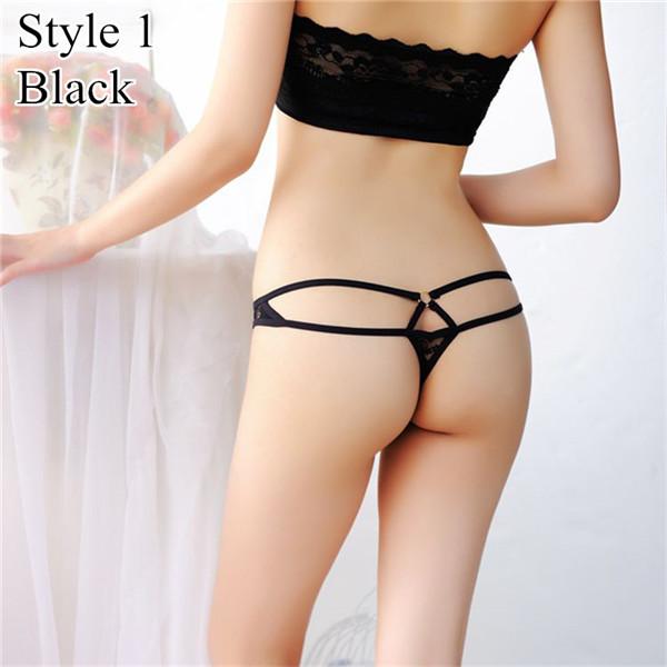 Sexy Lace See Through Lace G-String - SexyBling
