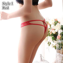 Load image into Gallery viewer, Sexy Lace See Through Lace G-String - SexyBling