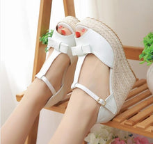 Load image into Gallery viewer, Crystal Queen High Heels Platform Sandals - SexyBling