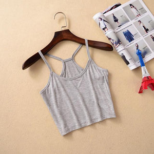Hot Strap Tank Crop Top - SexyBling