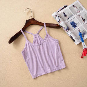 Hot Strap Tank Crop Top - SexyBling