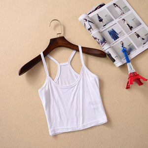 Hot Strap Tank Crop Top - SexyBling