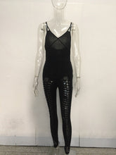 Load image into Gallery viewer, Hot High Waisted Deep V Jumpsuit - SexyBling
