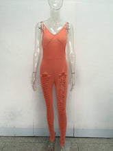 Load image into Gallery viewer, Hot High Waisted Deep V Jumpsuit - SexyBling