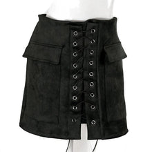 Load image into Gallery viewer, Stunning Body Con Lace Up Pencil Skirt - SexyBling