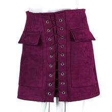 Load image into Gallery viewer, Stunning Body Con Lace Up Pencil Skirt - SexyBling
