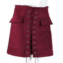 Load image into Gallery viewer, Stunning Body Con Lace Up Pencil Skirt - SexyBling
