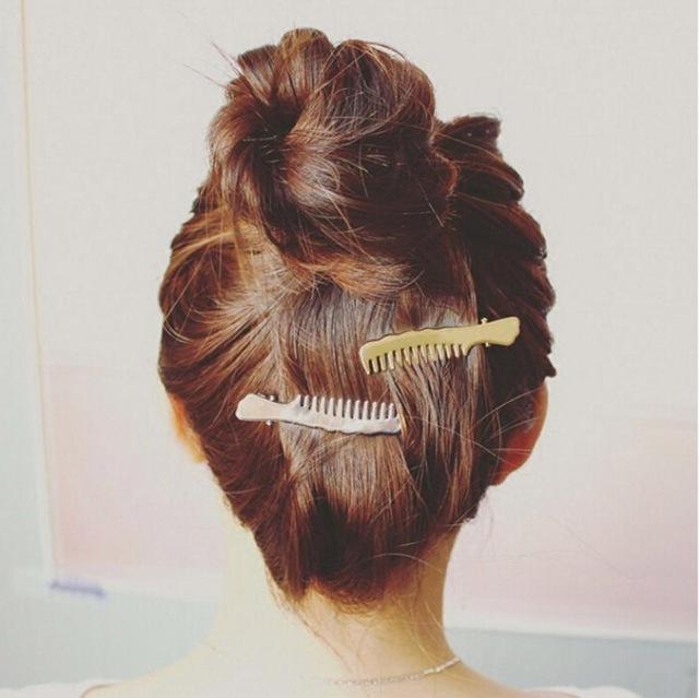 Silver & Gold Antler Hair Clips - SexyBling