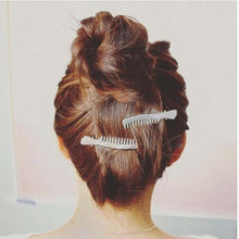 Load image into Gallery viewer, Silver &amp; Gold Antler Hair Clips - SexyBling
