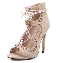 Load image into Gallery viewer, Open Lace Party Pumps - SexyBling
