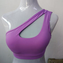 Load image into Gallery viewer, Workout One Shoulder Sports Bra - SexyBling