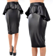 Load image into Gallery viewer, Sexy Solid Jupe Plus Size Skirt - SexyBling