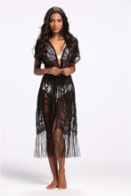 Load image into Gallery viewer, Cute Crochet Tunic Fringe Cover-up - SexyBling