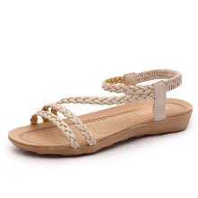 Load image into Gallery viewer, Plus Size  Flip Flops Ladies Flat Sandals - SexyBling