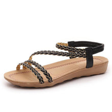Load image into Gallery viewer, Plus Size  Flip Flops Ladies Flat Sandals - SexyBling