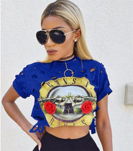 Load image into Gallery viewer, GUNS N ROSES Crop Top - SexyBling