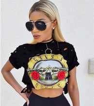 Load image into Gallery viewer, GUNS N ROSES Crop Top - SexyBling