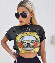 Load image into Gallery viewer, GUNS N ROSES Crop Top - SexyBling