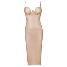 Load image into Gallery viewer, Daring Summer Kim K Leather Dress - SexyBling