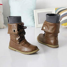 Load image into Gallery viewer, Women Motorcylce Boots Leather - SexyBling
