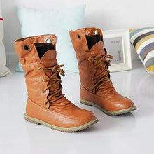 Load image into Gallery viewer, Women Motorcylce Boots Leather - SexyBling
