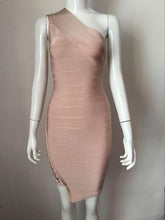 Load image into Gallery viewer, Elegant One Shoulder Coverall Club Dress - SexyBling