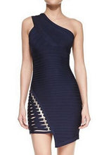 Load image into Gallery viewer, Elegant One Shoulder Coverall Club Dress - SexyBling