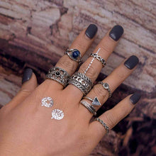 Load image into Gallery viewer, Hot Fashion Warp Gold Midi Rings - SexyBling