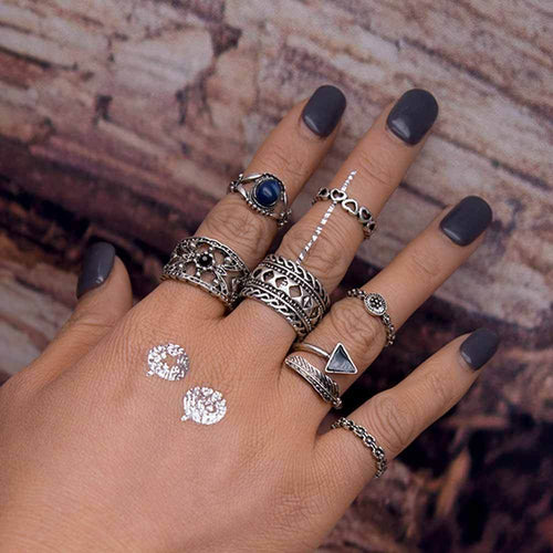 Hot Fashion Warp Gold Midi Rings - SexyBling