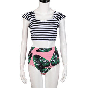 Retro Swimsuit Tankini - SexyBling