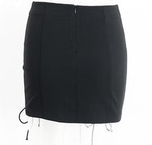 Load image into Gallery viewer, Fiesty Lace Up Hollow Pencil Skirt - SexyBling