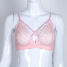 Load image into Gallery viewer, Diva Crochet Lace Flower Bralette - SexyBling
