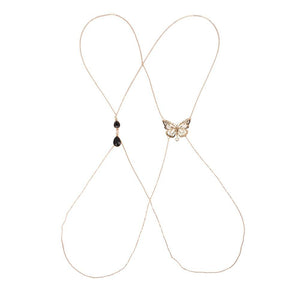 Sexy Butterfly Shape Body Chain - SexyBling