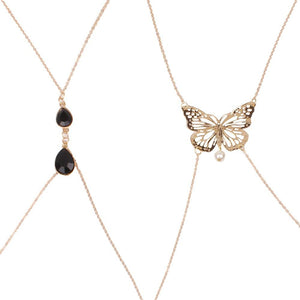 Sexy Butterfly Shape Body Chain - SexyBling