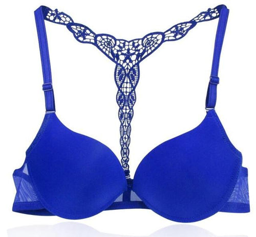Hot Racer Back Lace Bra - SexyBling