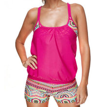 Load image into Gallery viewer, Sexy Crochet Mesh Plus Size Tankini - SexyBling