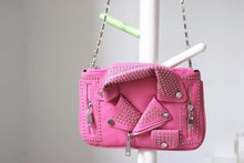 Load image into Gallery viewer, Motorcycle Jacket Chain Rivet Clutch - SexyBling