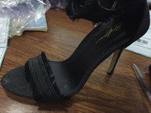 Load image into Gallery viewer, Sexy Denim High Heel Pump Sandals - SexyBling